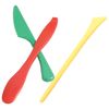 Plasticine JOVI (Spain), set of 8 colors, 200 g, 12 forms, 3 stack, rolling pin, plastic suitcase