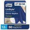 TORK / LinStyle Premium non-woven paper napkins dark blue 39x39 cm, 50 pcs.