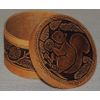 Bijuterka "Squirrel", "Holy Russia" - a box made of birch bark