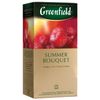 GREENFIELD / Tea "Summer Bouquet" fruit (raspberry, rosehip), 25 sachets in envelopes of 1.5 g