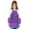 Apron with oversleeves for work and creativity PYTHAGORAS, 44х55 cm, purple