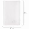 BRAUBERG / Quaderno 60 l. copertina in similpelle in linea SoftTouch, cuciture, B5 (179x250mm), BIANCO, RAINBOW / 2 pz.