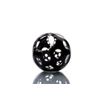 Гусевской Хрустальный завод / Crystal vase-basket "Ball" small black