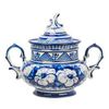 Гжельский Фарфоровый завод / Sugar bowl Dove bird author's painting
