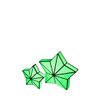 3D cardboard construction set Stars