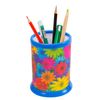 Stand-glass for stationery BRAUBERG, 3D effect, Flowers, D 87x106 mm