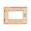 Добропаровъ / Window, 50 × 60 cm double glass, from linden