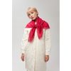 Оренбургский Пуховый Платок / Openwork downy shawl, raspberry color