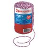 BRAUBERG / Cotton thread for sewing documents, TRICOLOR, diameter 1.6 mm, length 120 m, replaceable block