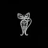 Казаковская Филигрань / Brooch "Kitty"