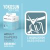 Yokosun / Velcro diapers for adults, size M