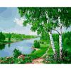 Опт-картина / Tranh theo số 40x50 Hai khúc bạch bên sông