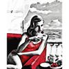 Опт-картина / Tranh theo số 40x50 Coffee by the water