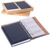 Coffret GALANT "Voyage" (agenda A5, porte-cartes de visite pour 240 cartes), bleu foncé