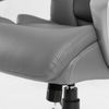 BRABIX PREMIUM "Level EX-527" office chair, spring block, recycled leather, gray