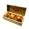 Set of 3 Christmas balls in a casket