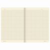 BRAUBERG / Notebook 40 l. checkered cover SoftTouch, foil, beige boom. 70 g / m2, stitching, А5 (147х210 mm), GALLERY / 10 pcs.