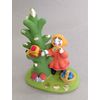 Дымковская глиняная игрушка / Figurine "Girl under the Christmas tree"