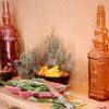 Kaemingk / Set of glass bottles Byzantium 5 pcs