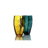 Гусевской Хрустальный завод / Crystal vase for flowers "Marta" engraved amber