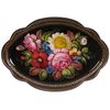 Жостово / Articulated Zhostovo tray 32x22 cm