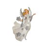 Kurts Adler / Christmas tree toy "Angel of winter silver with a snowflake", 13 cm