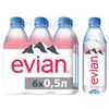 EVIAN / Still mineral water Evian, plastic bottle 0.5 l
