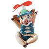 Лефортовский фарфор / Lefortovo porcelain / Christmas tree toy Pig "Just you wait!"
