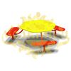 Молвинец / Children's benches