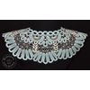 Елецкие кружева / Yelets lace / Lace collar, white with gold