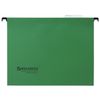 Hanging folder A4 (350х245 mm), up to 80 sheets, SET of 10 PCs, green, cardboard, BRAUBERG (Italy)