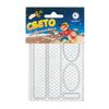 Reflective stickers for bikes 150х92 mm white