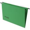 Hanging folder A4/Foolscap (406х245 mm), up to 80 sheets, SET of 10 PCs, green, cardboard, BRAUBERG (Italy)