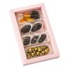 Gift set of chocolate glazed sweets and handmade chocolates