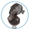 Polycentric locking knee module for swimming