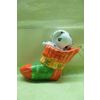 Ярославская майолика / Brinquedo de Natal "Cachorro em uma meia"