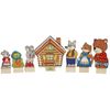 KRASNOKAMSKAYA TOY / Set "Characters of the fairy tale Teremok (kart.kor.)"