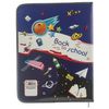 Folder-a portfolio of the student BEE, 8 liners, zipper, universal, laminated Board, blue