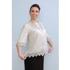 Шуйская строчевышивальная фабрика / Women's blouse, linen
