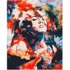 Опт-картина / mosaico de diamantes, 40x50, diamantes de imitación cuadrados Chica abstracta