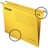 Hanging folder A4/Foolscap (400х240 mm), 300 sheets, SET of 25 PCs., yellow, cardboard ESSELTE "PlusFoolscap"