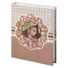 BRAUBERG photo album 104 photos 10x15 cm, hard cover, "Baby", beige