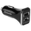 DEFENDER / Car charger UCC-33, Type-C cable 1 m, output current 3.1 A, black