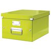 LEITZ archive box "Click & Store" M 200х280х370 mm, laminated cardboard, collapsible, green