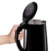Kettle TEFAL KO260830, 1.7 litres, 2150 w, closed heating element, plastic, metal, black