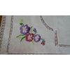 Елецкие кружева / Yelets lace / Linen countertop "Pansies"