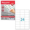 BRAUBERG / Self-adhesive label on A4 sheet
