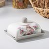Доляна / Dolana / Butter dish "Bunny", 17 × 12 × 8.5 cm