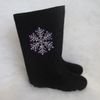 Валенки / Boots with embroidery "Snowflake"
