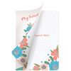 BRAUBERG / Cuadernos 60 l. en cubierta sin líneas SoftTouch, SET 2 uds., papel beige 70 g / m2, costura, B5 (179x250 mm), ROMANTIC